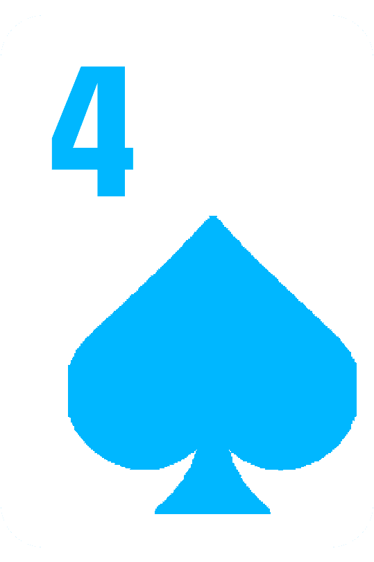 4 spades